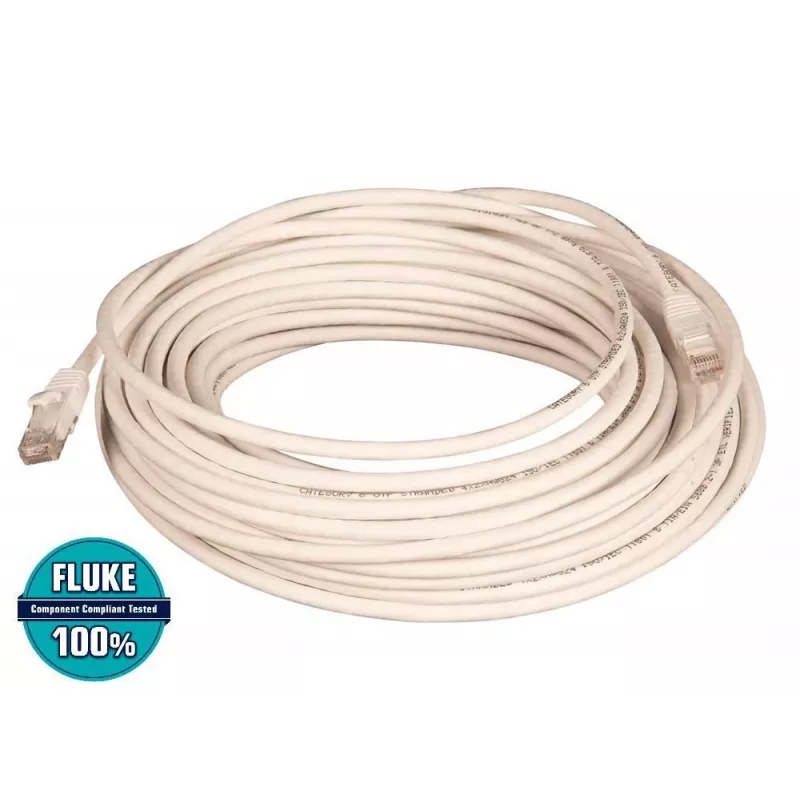 Lanview LVN147144 Netwerkkabel wit 15 m Cat6 U/UTP (UTP)