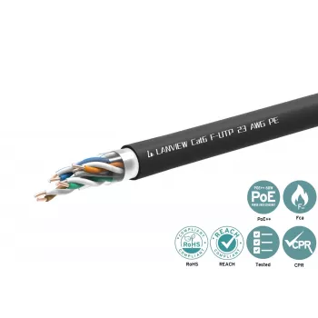 Lanview LVN-CAT6PE-FUTP-305M Netwerkkabel Cat6 F/UTP (FTP)