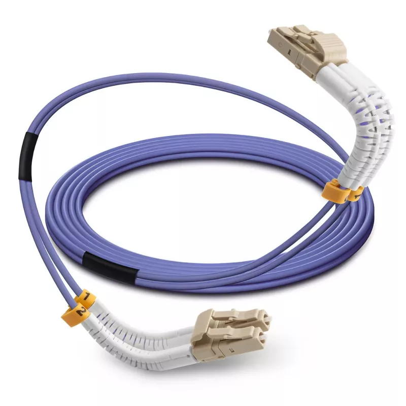 Lanview LVO231810-FLEX InfiniBand/glasvezelkabel 1 m LC LC/LC lila