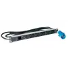 Lanview LVR261877 stroomverdeeleenheid (PDU) 10 AC-uitgangen 1U zwart