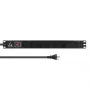 Lanview LVR-3MDK-SW-DK6 19-inch rack-stekkerdoos, 1U, 13 A, met aan/uit-schakelaar