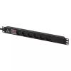 Lanview LVR-3MDK-SW-DK6 19-inch rack-stekkerdoos, 1U, 13 A, met aan/uit-schakelaar