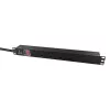 Lanview LVR-3MUK-SW-UK6 stroomverdeeleenheid (PDU) 6 AC-uitgangen 1.4U zwart