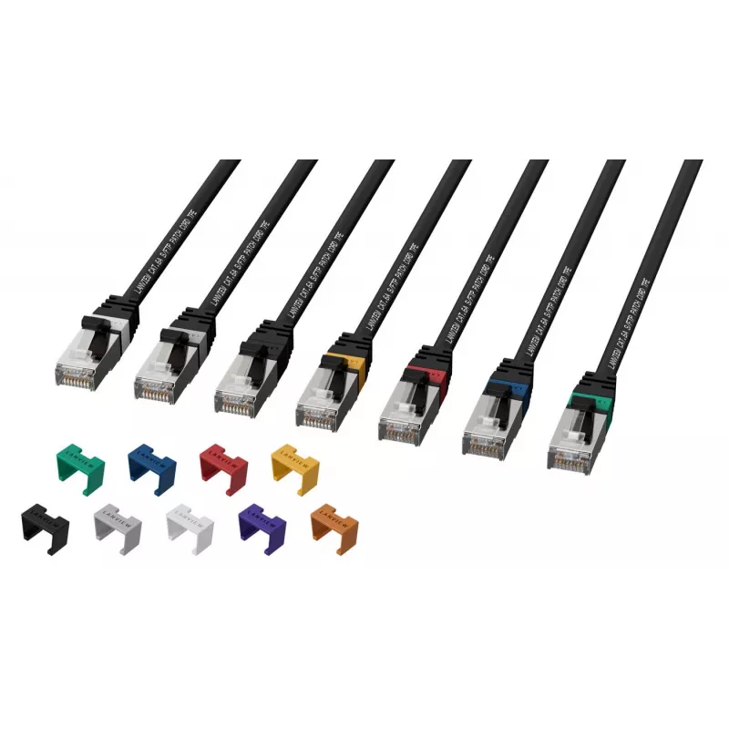 Lanview LV-SFTP6A005B netwerkkabel zwart 0,5 m S/FTP (S-STP)