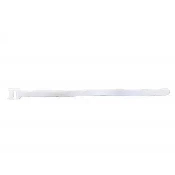 Klittenband 30 cm x 12 mm wit 50 stuks