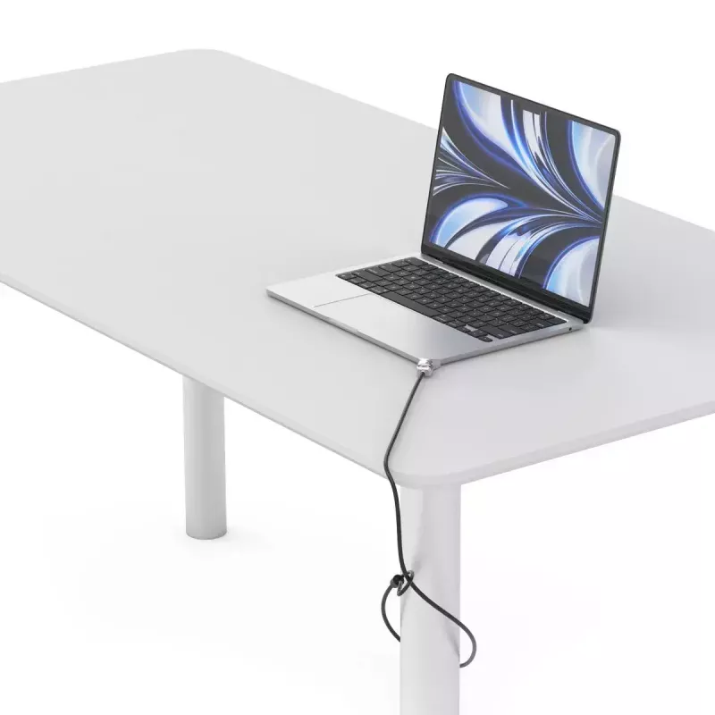 Compulocks Ledge voor MacBook Air 13 inch M2 en M3 met sleutelslot zilver