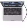 Compulocks Ledge voor MacBook Air 13 inch M2 en M3 met sleutelslot zilver