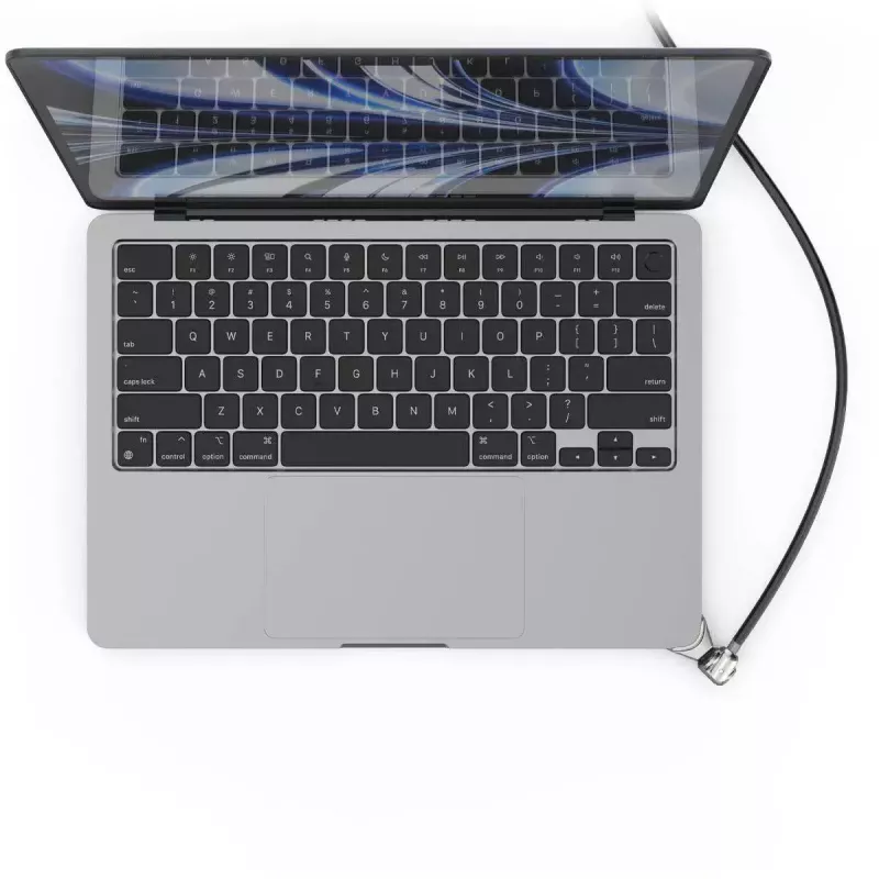 Compulocks Ledge voor MacBook Air 13 inch M2 en M3 met sleutelslot zilver