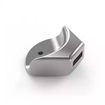 Compulocks Ledge-adapter voor MacBook Air 15 inch M2 M3 met sleutelkabelslot zilver