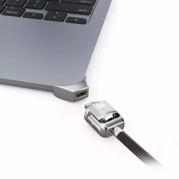 Compulocks Ledge-adapter voor MacBook Air 15 inch M2 M3 met sleutelkabelslot zilver