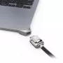 Compulocks Ledge-adapter voor MacBook Air 15 inch M2 M3 met sleutelkabelslot zilver