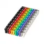 Microconnect MC-CABLEMARKER kabelmarkeerder zwart, blauw, bruin, groen, grijs, oranje, rood, violet, wit, geel 100 stuks
