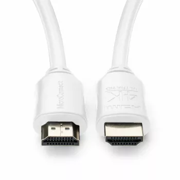 HDMI-kabel Microconnect MC-HDM19190.5V2.0WH 0,5 m HDMI type A stekker 18 Gbit/s