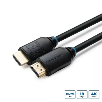 Microconnect MC-HDM191915V2.0 HDMI-kabel 15 m HDMI Type A (standaard) zwart