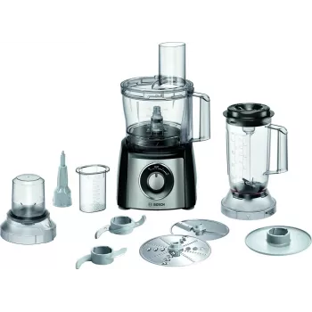 Keukenmachine Bosch MCM3PM386 — 900 W motor, 2,3 L kom, zwart/transparant