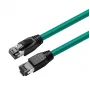 Microconnect MC-SFTP80025G Netwerkkabel Groen 0,25 m Cat8.1 S/FTP (S-STP)