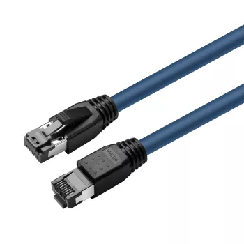 Microconnect MC-SFTP801B Netwerkkabel blauw 1 m Cat8.1 S/FTP (S-STP)