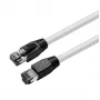 Microconnect MC-SFTP803W Netwerkkabel wit 3 m Cat8.1 S/FTP (S-STP)