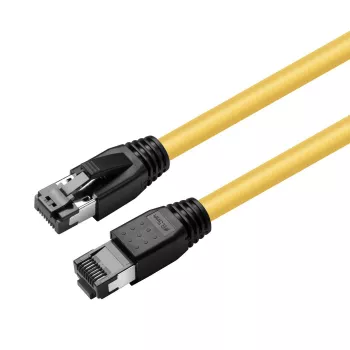 Microconnect MC-SFTP803Y Netwerkkabel geel 3 m Cat8.1 S/FTP (S-STP)