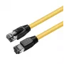 Microconnect MC-SFTP803Y Netwerkkabel geel 3 m Cat8.1 S/FTP (S-STP)