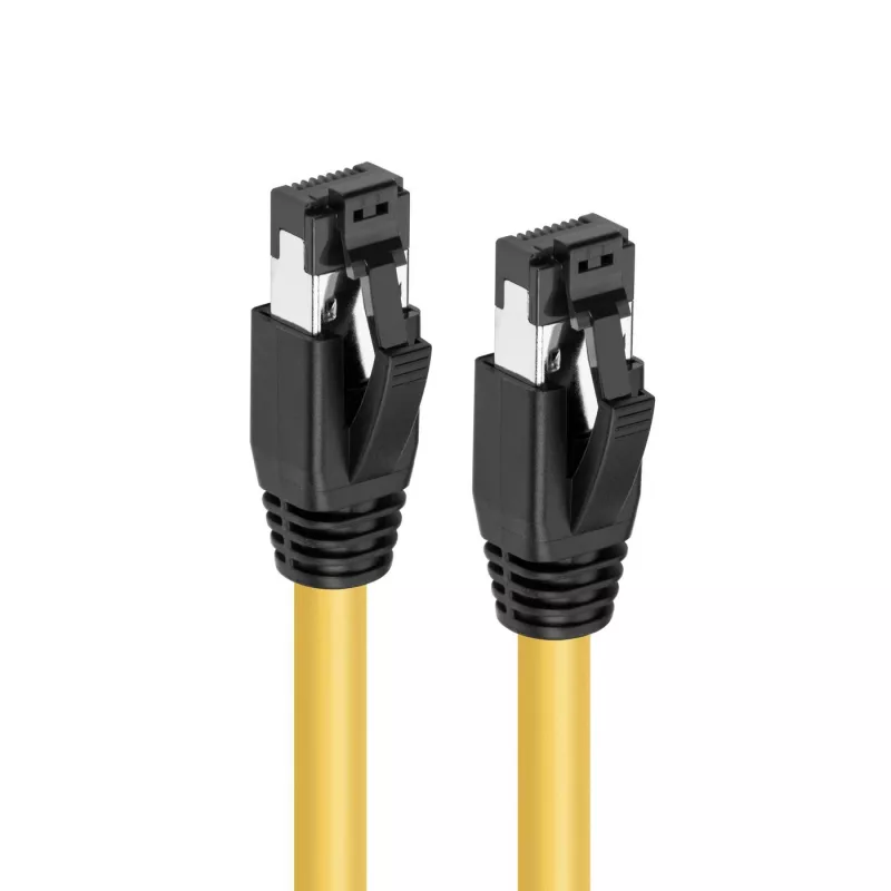 Microconnect MC-SFTP805Y Netwerkkabel geel 5 m Cat8.1 S/FTP (S-STP)