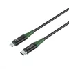 Microconnect MC-SMART USB C-L-1 Lightning-kabel 1 m zwart, groen