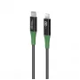 Microconnect MC-SMART USB C-L-2 Lightning-kabel 2 m zwart, groen