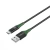 Microconnect MC-SMART USB-A-C-02 USB-kabel USB 2.0 2 m USB A USB C zwart, groen