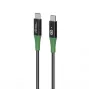 Microconnect MC-SMART USB-C-C-01 USB-kabel USB 2.0 1 m USB C zwart, groen