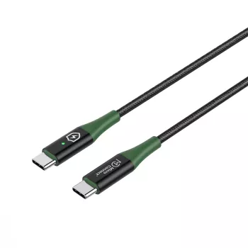 Microconnect MC-SMART USB-C-C-02 USB-kabel USB 2.0 2 m USB C zwart, groen