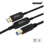 Microconnect MC-USB3.0AB10OP USB-kabel USB 3.2 Gen 2 (3.1 Gen 2) 10 m USB A USB B zwart