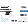 Microconnect MC-USB3.0AB15OP USB-kabel USB 3.2 Gen 2 (3.1 Gen 2) 15 m USB A USB B zwart
