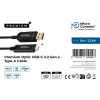 Microconnect MC-USB3.2CA10OP USB-kabel USB 3.2 Gen 2 (3.1 Gen 2) 10 m USB-A USB-C zwart