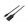 Videokabel-adapter Microconnect MC-USBCDP-A 0,2 m USB Type-C naar DisplayPort zwart