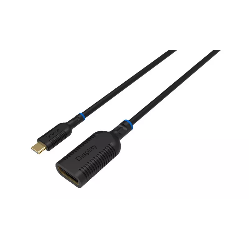 Videokabel-adapter Microconnect MC-USBCDP-A 0,2 m USB Type-C naar DisplayPort zwart