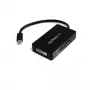 StarTech.com Travel A/V-adapter: 3-in-1 Mini DisplayPort naar DisplayPort, DVI of HDMI converter