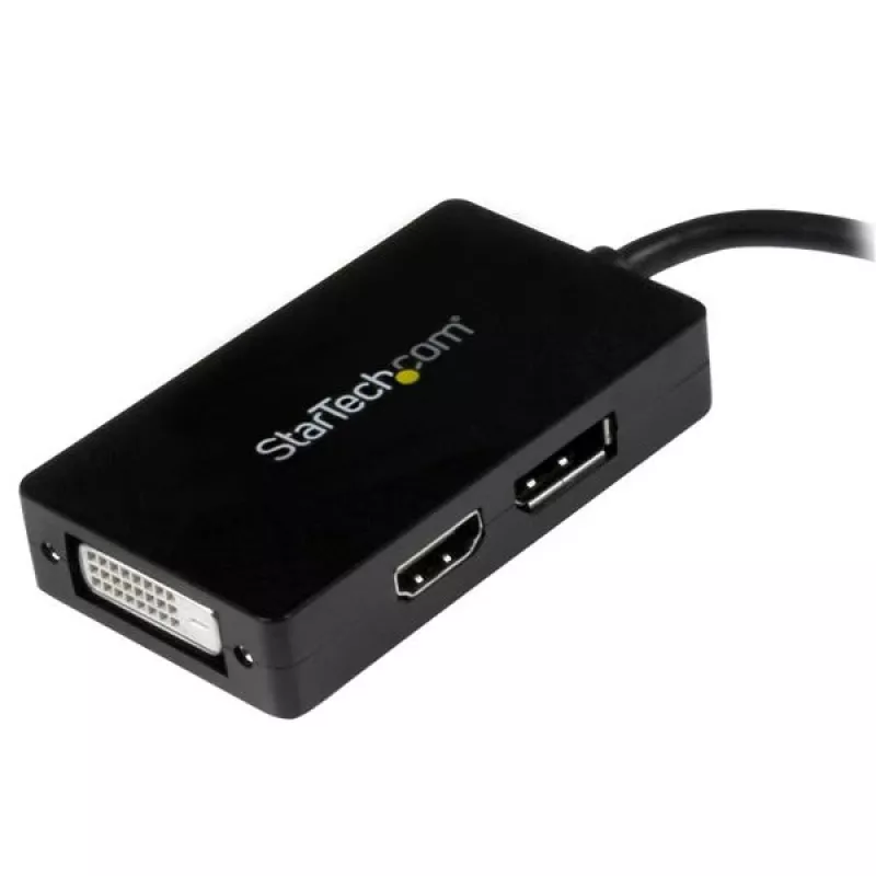 StarTech.com Travel A/V-adapter: 3-in-1 Mini DisplayPort naar DisplayPort, DVI of HDMI converter