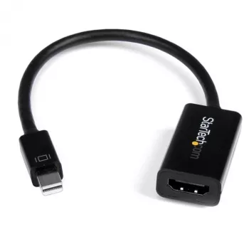 StarTech.com Mini DisplayPort naar HDMI-adapter - actieve mDP naar HDMI videoconverter - 4K 30Hz - Mini DP of Thunderbolt 1/2 Mac/PC naar HDMI monitor/TV/display - mDP 1.2 naar HDMI adapterdongle