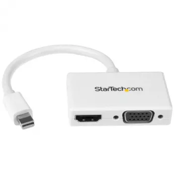 StarTech.com Travel A/V-adapter: 2-in-1 Mini DisplayPort naar HDMI of VGA converter - wit