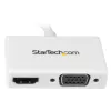 StarTech.com Travel A/V-adapter: 2-in-1 Mini DisplayPort naar HDMI of VGA converter - wit