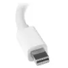 StarTech.com Travel A/V-adapter: 2-in-1 Mini DisplayPort naar HDMI of VGA converter - wit