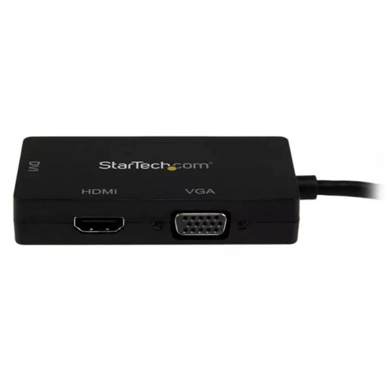 StarTech.com Travel A/V-adapter: 3-in-1 Mini DisplayPort naar VGA DVI of HDMI converter