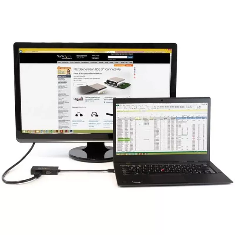 StarTech.com Travel A/V-adapter: 3-in-1 Mini DisplayPort naar VGA DVI of HDMI converter
