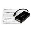 StarTech.com Travel A/V-adapter: 3-in-1 Mini DisplayPort naar VGA DVI of HDMI converter