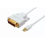 Microconnect MDPDVI2 Videokabel-adapter 2 m DVI-D mini DisplayPort Wit