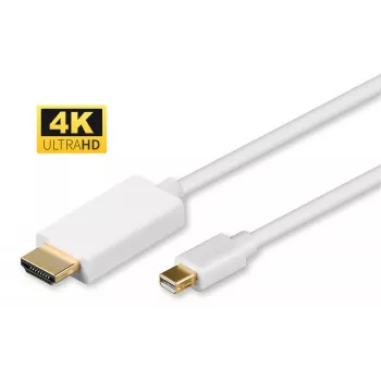 Microconnect MDPHDMI2-4K Videokabel-adapter 2 m Mini DisplayPort HDMI Type-A (Standard) Wit