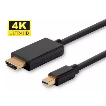 Microconnect MDPHDMI2B-4K Videokabel-adapter 2 m Mini DisplayPort HDMI Type-A (Standard) Zwart
