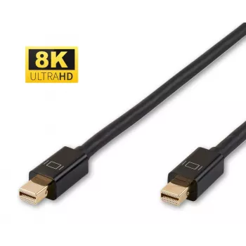 Microconnect MDPMDP1BV1.4 DisplayPort-kabel 1 m Mini DisplayPort zwart