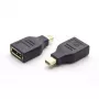 Microconnect MDPMDPF Kabeladapter Mini DisplayPort DisplayPort zwart
