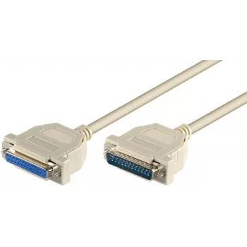 Microconnect MODGR2 seriële kabel wit 2 m DB25